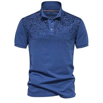 新品　MENS SHORT POLO SHIRT (予約販売品) Amazon.com: WBNEOT Men's Printed Cotton Blend Polo Shirts