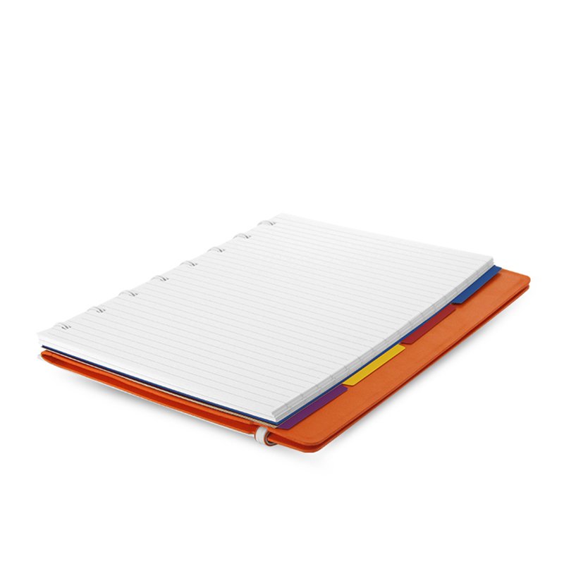 Filofax - Bloc de notas de recambio (formato A5), color naranja