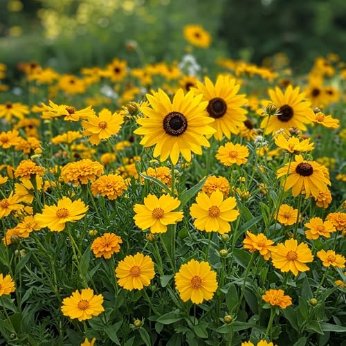 Image of Ferry-Morse Yellow Bulk Wildflower Seeds, 320,000+, 1 lb