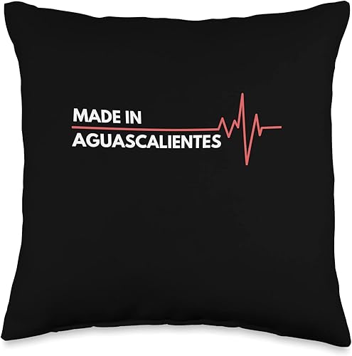 Made In Aguascalientes Mexico Co. Inc. Made in Aguascalientes Mexico Place of Birth Throw Pillow, 16x16, Multicolor