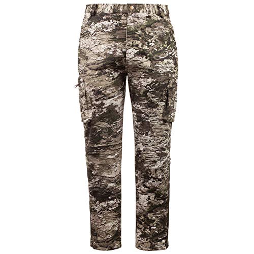 Huntworth Men's Mid Weight Soft Shell Hunting Pants, Tarnen Camo, Medium