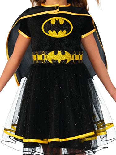Disfraz Batgirl con tutú brillante y capa para niñas miniatura 2