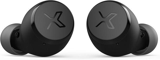 Edifier X3 Mini Wireless Earbuds - Qualcomm® aptX -CVC 8.0 Noise Cancelling Earphones - Bluetooth 5.0-24H Playtime - IP55 Waterproof -Deep Bass for Sport-Black