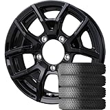 【ジムニーJB64】GOODYEAR アイスナビSUV 175/80R16 + VS-T6 (16×5.5J 5-139.7 +22) ブラック スタッドレスタイヤ･ホイール4本set