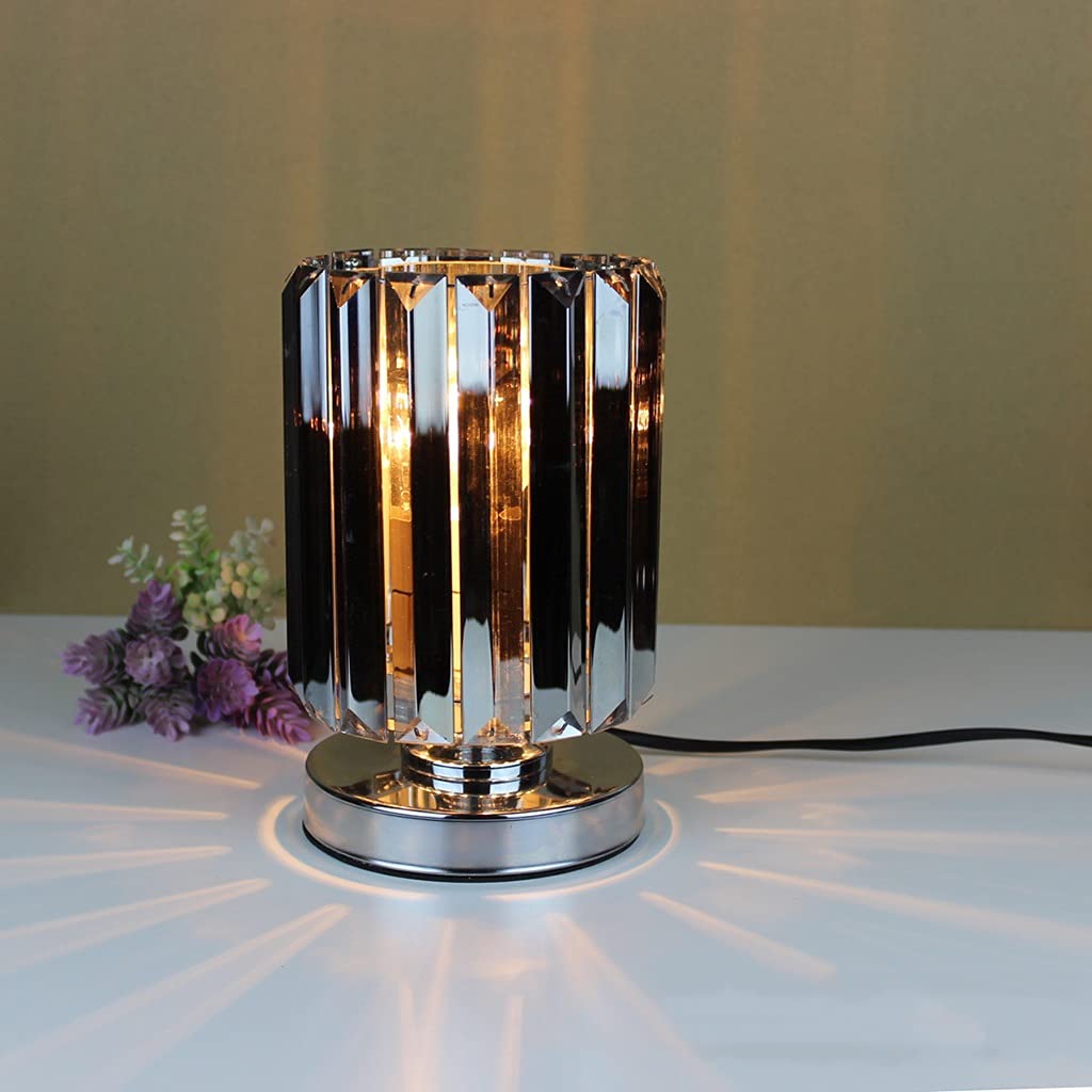 Quemador de Cera de Cristal, Lámpara de Vela Más Cálida, Calentador Eléctrico de Aceite Esencial Perfumado Quemador de Tarta, Lámpara Decorativa para Regalos Hogar y Decoración