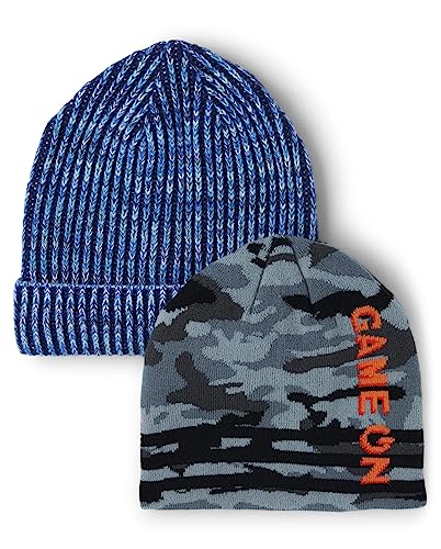 The Children's Place Boys' 2-Pack Beanie Kids Hat