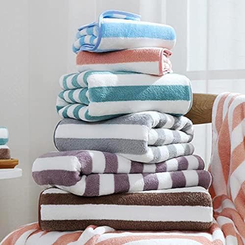 Image of Microfiber Bath Towels, Lightweight, Absorbent, Super Fluffy and Fast Drying Towel for Travel, Vacation, Fitness and Yoga (3, Pink)