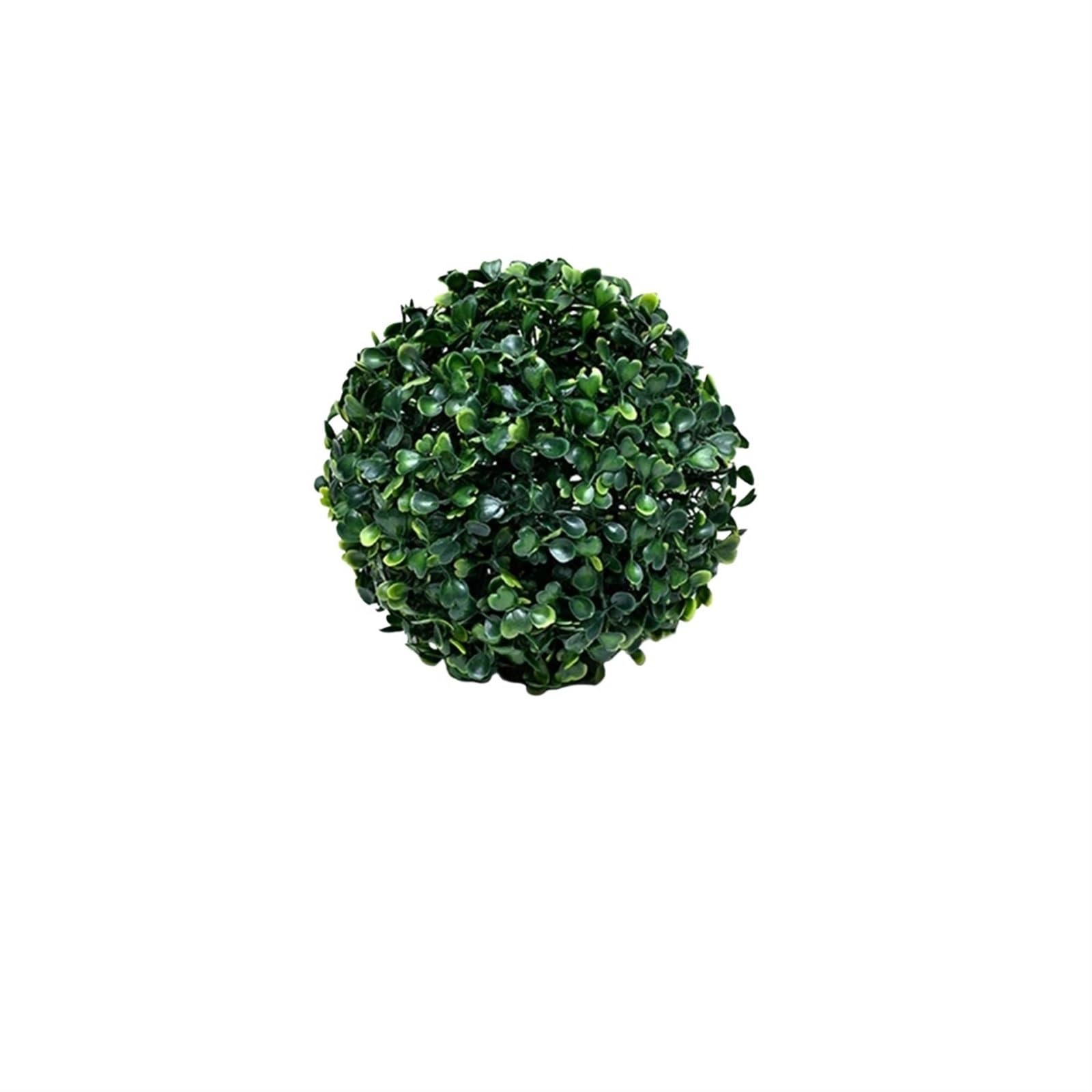 LNNXSZ Topiary Balls Artificial Topiary Ball Artificial Plant Grass Ball Faux Decorative Balls For Backyard Balcony Outdoor Garden Wedding Decorative(Diameter-18CM)