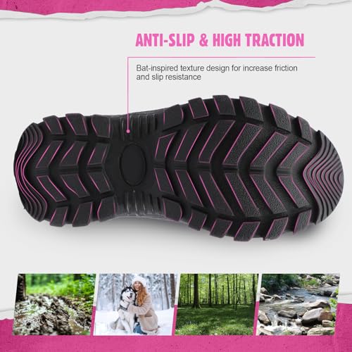 Hellorain Neoprene Rubber Waterproof Outdoor Rainboots Professional Non-slip Lightweight Breathable Women's Rain Shoes Suitable for Farms, Fish Ponds, Gardens3