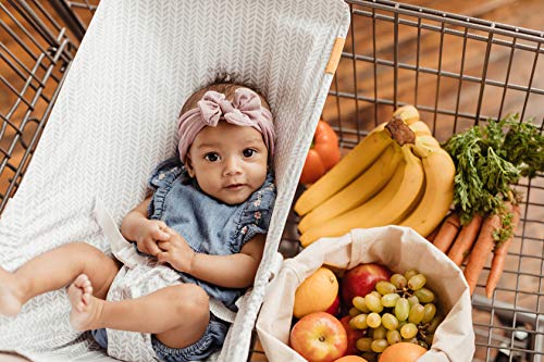Image of Binxy Baby Shopping Cart Hammock for Infants and Toddlers, Babies, for All Car Seat Models, Grocery, Capacity of up to 50 lbs, Little Arrow