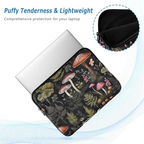 Funda para portátil 13-14 pulgadas con diseño de hongos forestales miniatura 5