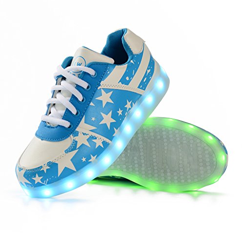 DoGeek Adulto Unisex Scarpe LED Luminosi Sneakers