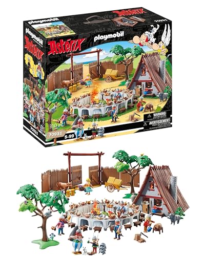 PLAYMOBIL Asterix 70931 Großes Dorffest, Spielzeug für Kinder ab 5 Jahren
