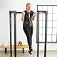 Amazon Basics Fitnessband, Widerstandsband, 1,9 cm (14 - 27 kg), Schwarz