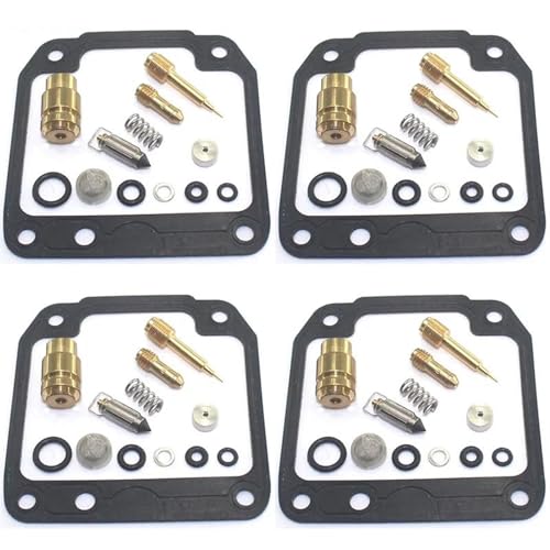 Kit réparation carburateur moto XJ550R Seca 1981-1983 complet de 4 ensembles avec vis à air