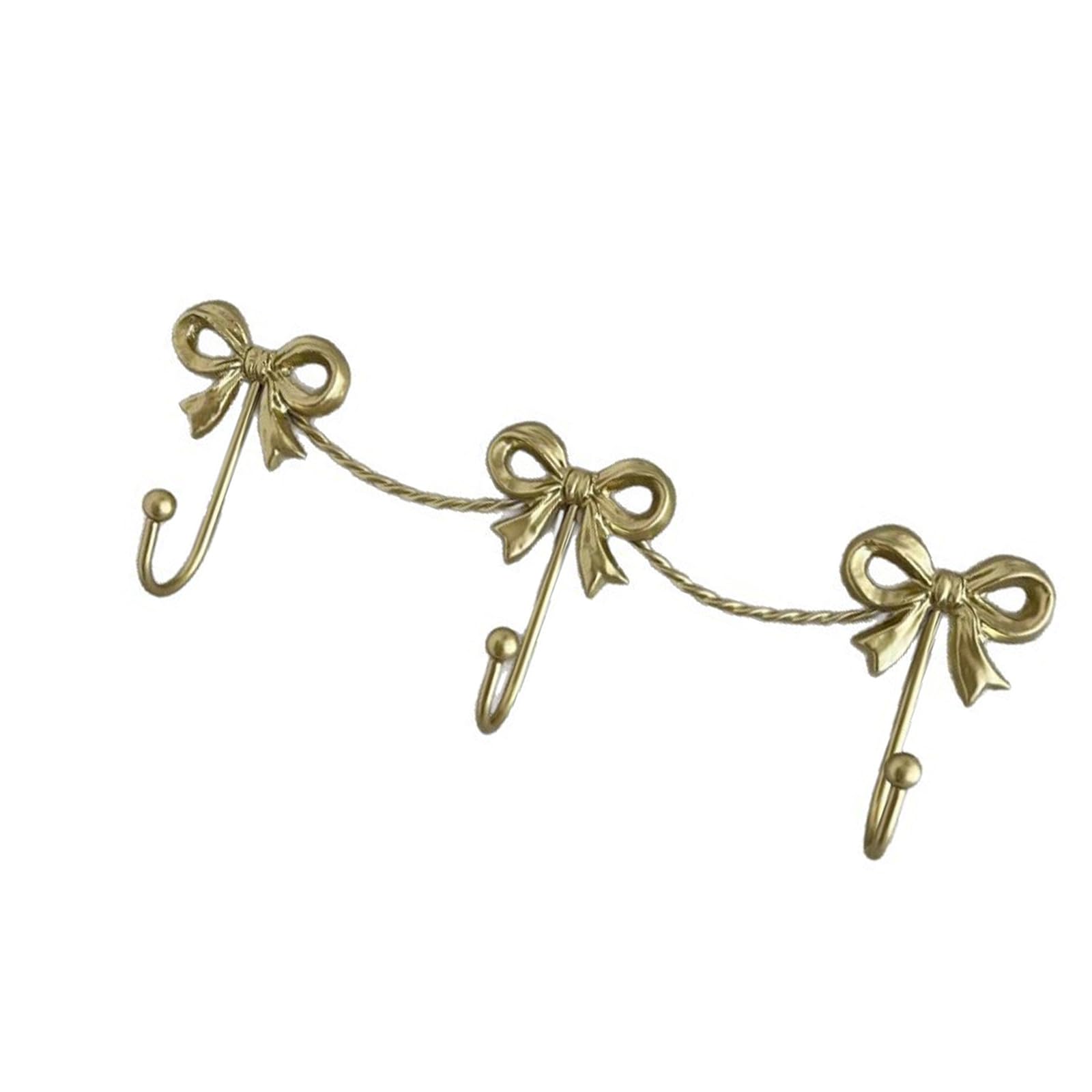 Qsvbeeqj Gold Clothes Coat Hanging Hooks Bedroom Robe Practical Wall Hanging Bathroom Towel Hanger Kitchen Bedroom Accessories Decorative Wall
