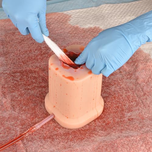 Image of SimCoach Wound Packing Trainer Kit, Stop the Bleeding Training Kit for Hemorrhage Control, Wound Dressing Trainer for Hemostasis Training (for Education Training Use Only)