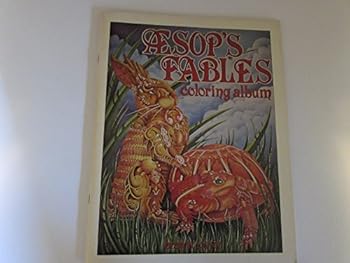 Paperback Aesop's fables coloring album Book
