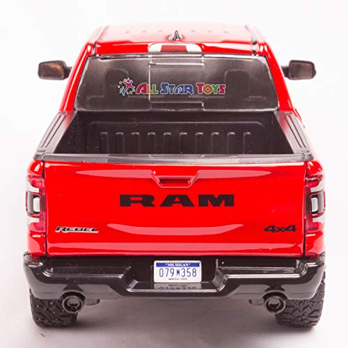 Camioneta RAM 1500 Rebel Cabina Doble 2019 1:24 Rojo miniatura 7