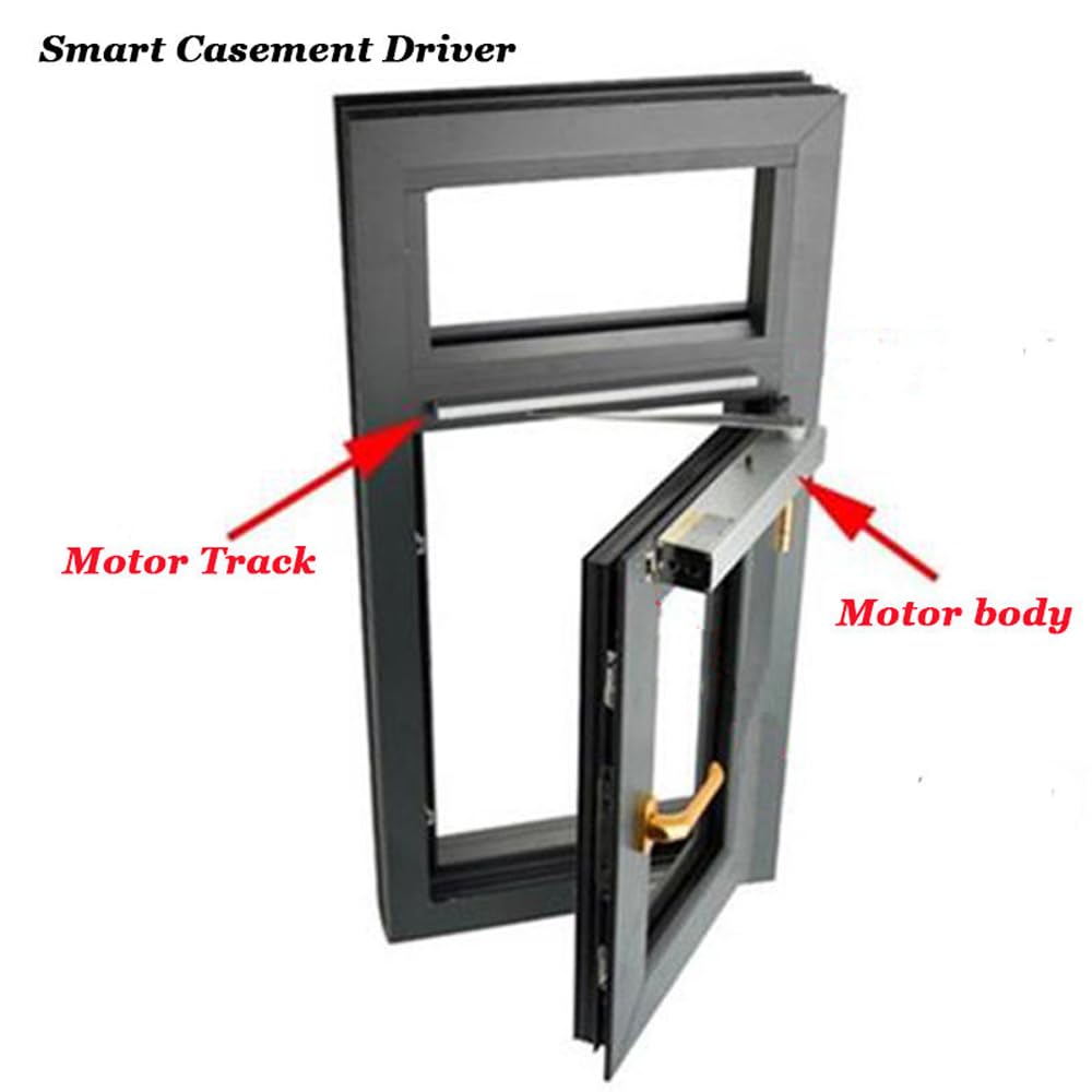 Ouvre-fenêtre électrique, Ouvre-fenêtre automatique - Moteur à battant électrique,pour puits de lumière et aérateur de toit