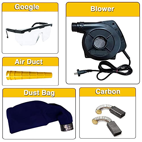Image of Elmico 700W 100% Copper Armature /Home,Vacuum Cleaner,Office Garage Sucking Dual Purpose /Multi-Functional, High Energy Efficiency Portable Vacuum Function air Blower with /Lead /