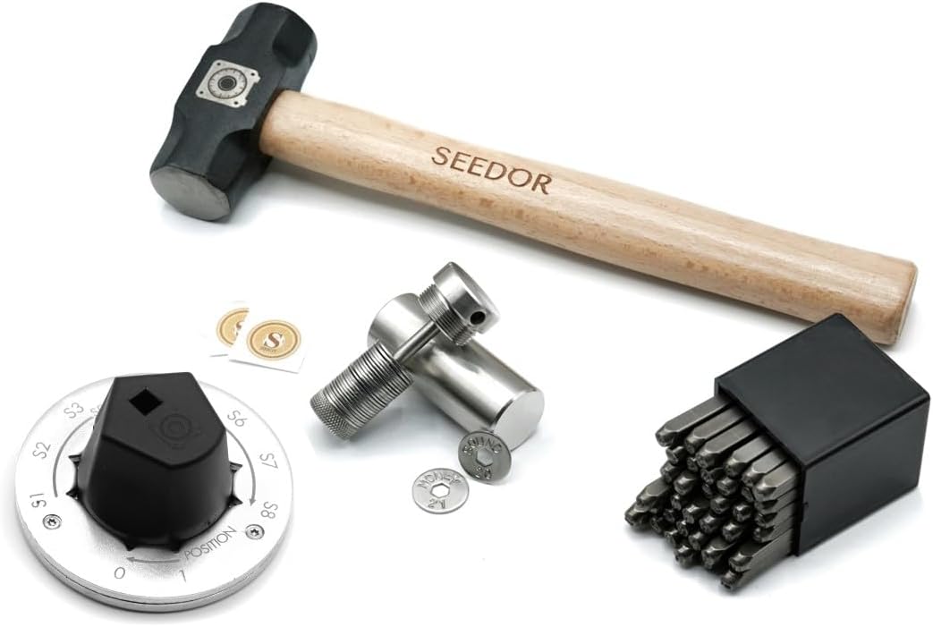 SEEDOR Safe Starter Kit โ Bitcoin Steel Wallet, Seed Back-Up, Crypto Wallet, Recovery Phrase Offline Cold Storage, compatible with Hardware Wallets like Coldcard, Ledger, Trezor