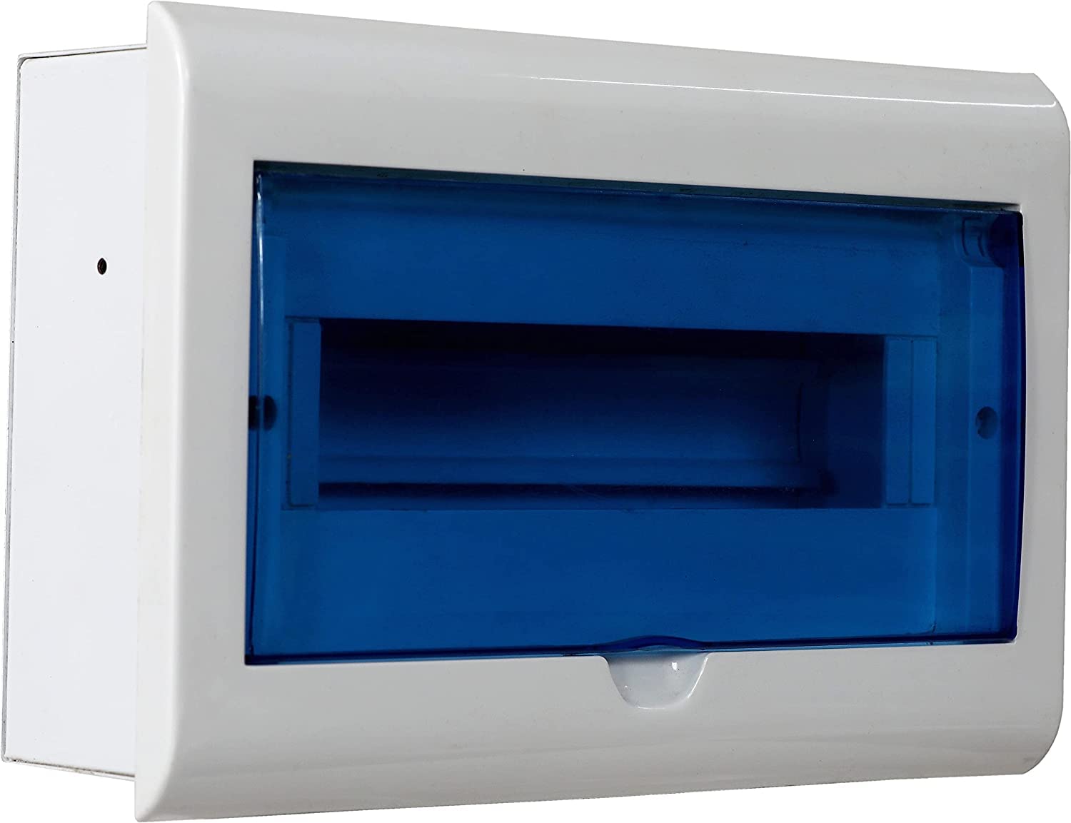 XXL Neu Lite White Line Distribution Mcb Box,Plastic Wall Plate (White And Blue) (12 Way)