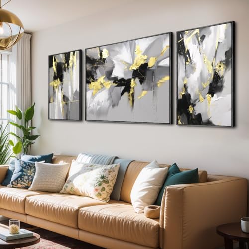 Abstract Wall Art 3 Pieces Modern Framed Wall Art … Abstract Wall Art 3 Pieces Modern Framed Wall Art …