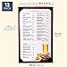 Juvale Hard-Sided Plastic Restaurant Menu Holder - Heavy-Duty Tabletop Holder for Restaurants - Single-Panel Clear PVC Menu Sleeve - Professional Black Binding Server Book - Pack of 12, 7.8