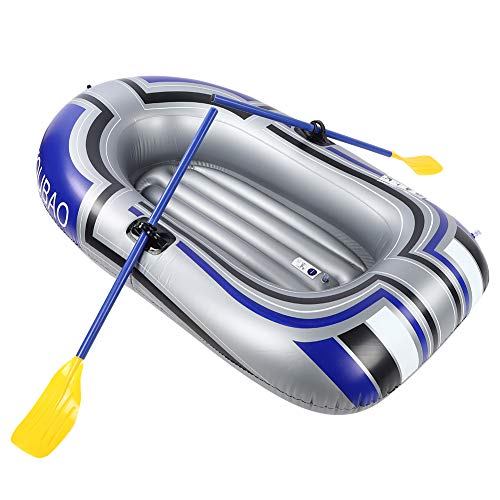 Generic 180x110cm Inflatable Boat, Rafting 90KG Loading Kayak, PVC for Sailing Fishing’