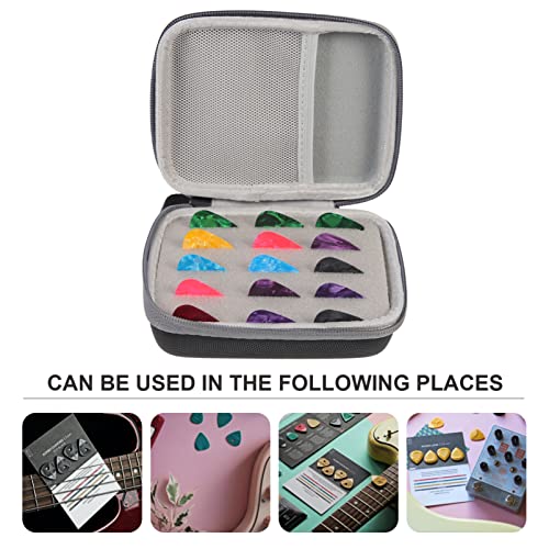 Vaguelly 15 Pièces Médiators Médiators 1Pc Eva Mallette de Rangement Antichoc Pièces D’instrument Cadeaux pour Guitare… - Les Beatles, Paul McCartney, John Lennon, RIngo Starr, George Harrison Vaguelly 15 Pièces Médiators Médiators 1Pc Eva Mallette de Rangement Antichoc Pièces D'instrument Cadeaux pour Guitare… – Image 6