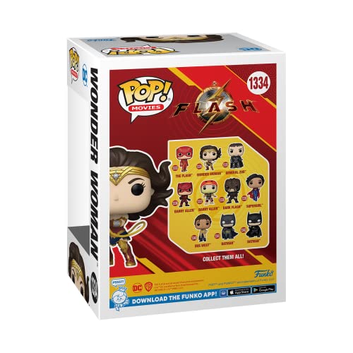 Image of Funko POP! Movies: DC - The Flash - Wonder Woman - DC Comics - Collectable Vinyl Figure - Gift Idea - Official Merchandise - for Kids & Adults - Comic Books Fans - Model Figure for Collectors