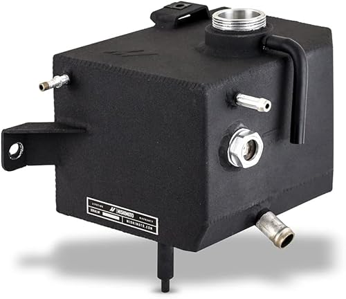 Miniatura 2 de Mishimoto Tanque de expansión de aluminio compatible con Ford Ranger 2.3L EcoBoost 2019+, Micro-Wrinkle Negro