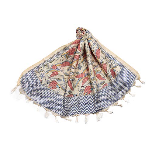 Traditions Bazaar Women's Printed Art Silk Dupatta