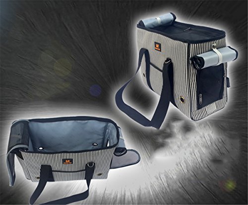 Hubulk Pet Dogs Cats Carrier Airline Approved Travel Outdoor Bag Portable Dog Purse Soft Comfort Oxford Tote Handbag, Free Collapsible Dog Bowl Included #TOP3