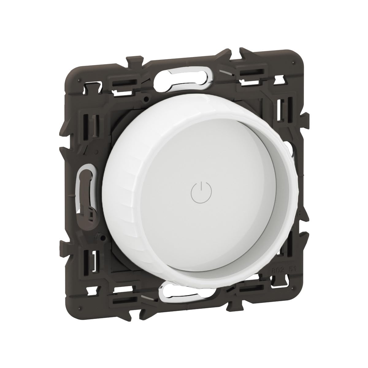 LEGRAND - Interrupteur Variateur rotatif - toutes lampes dimmables jusqu'à 200W - Commande d'Eclairage Complète - Prêt à Installer - Blanc