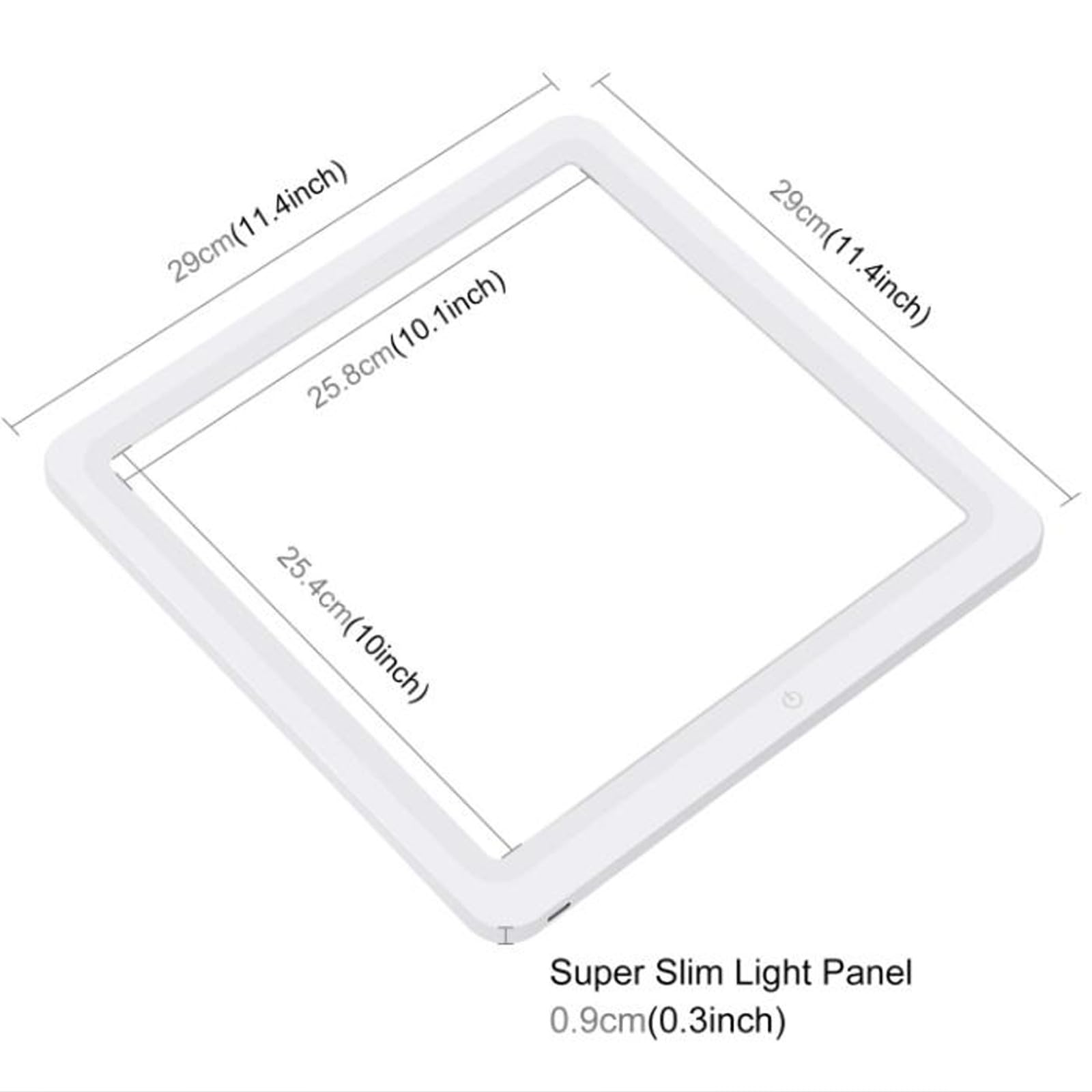 DOITOOL 1 zestaw oświetlenia fotograficznego LED - przenośne światło wypełniające panel do zdjęć, filmów, bezcieniowa lampa do ciągłego oświetlenia 30 W