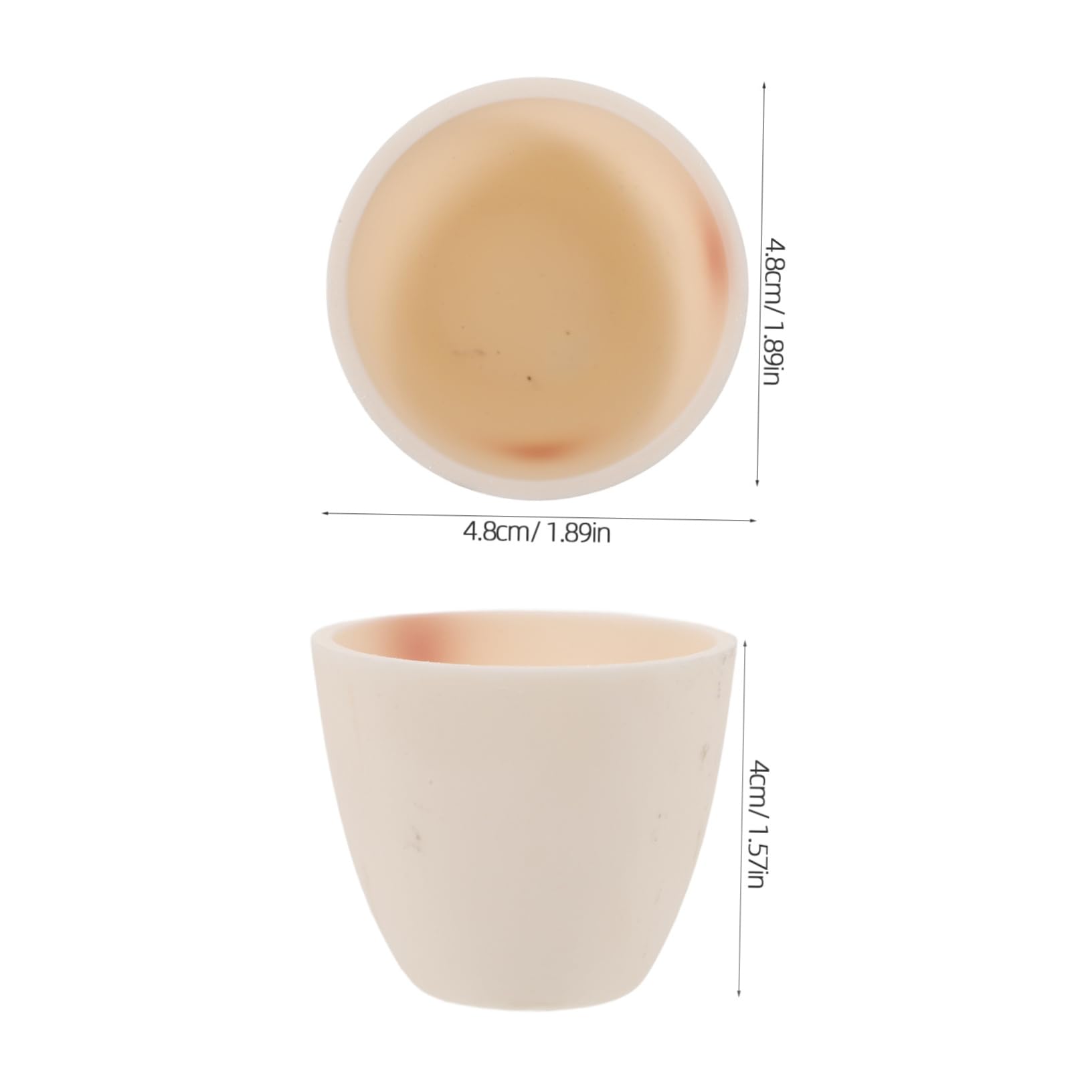 CIYODO High Alumina Crucible Pure Ml Ceramic Crucible Bowl for Melting Casting Refining