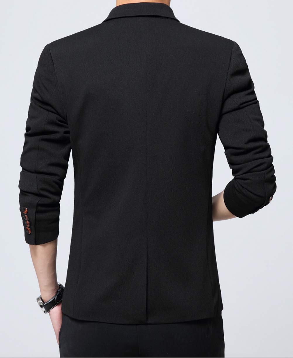 Blazer Casual da Uomo Jacket Giacca Casual Elegante Slim Fit Giacca con Un Bottone Giacca Uomo Blazer Giacche