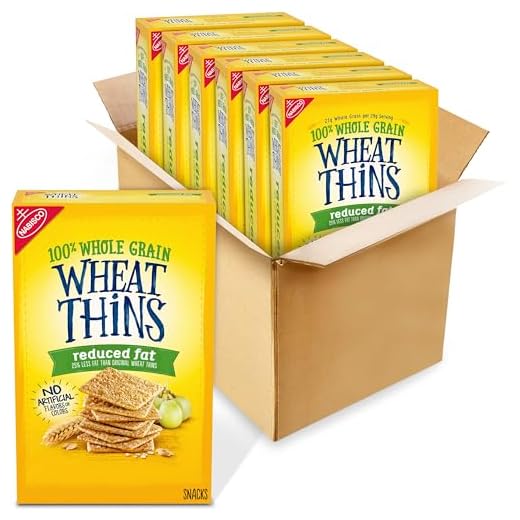 Wheat Thins Reduced Fat Whole Grain Wheat Crackers, 6 - 8.oz Boxes