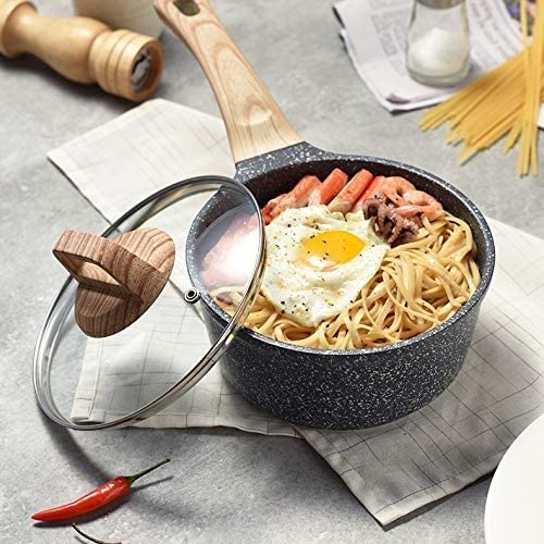 Wok Cookery Pan Non Stick Pan Cooking Pot miniatura 5