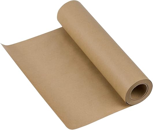 Rotolo Carta Kraft Grigio Scuro - 44,5cm X 30m, Riciclabile, Per Imballaggio, Artigianato, Spedizioni - Senza Pieghe - Foto 5