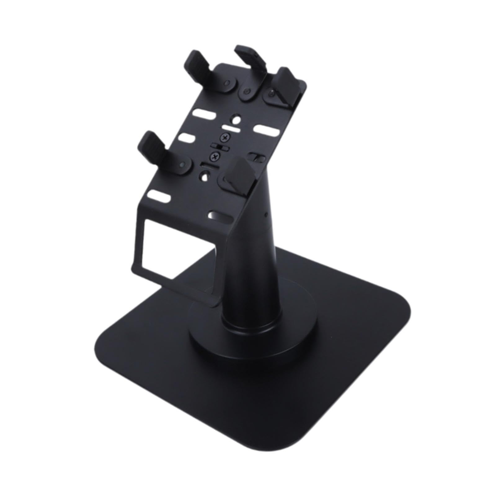 Kreditkartenlesegerät Ständer Zahlungsterminal Halter POS Kartenlesegerät Metall Ständer mit Verstellbarem Neigungswinkel Und Sicherheitsvorrichtung F, Quadratische Basis
