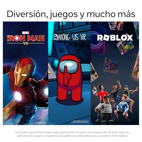 Meta Quest 2 - Gafas de realidad virtual avanzada, todo en uno, 128 GB - imagen 4