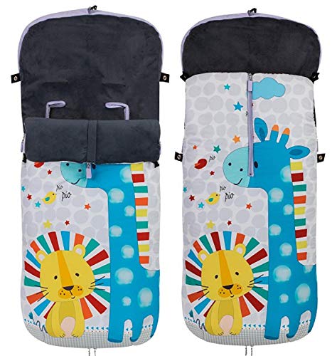 Saco POLAR de Invierno de Silla de Paseo - (Universal-Bugaboo-Mclaren) - Zoo - OFERTA