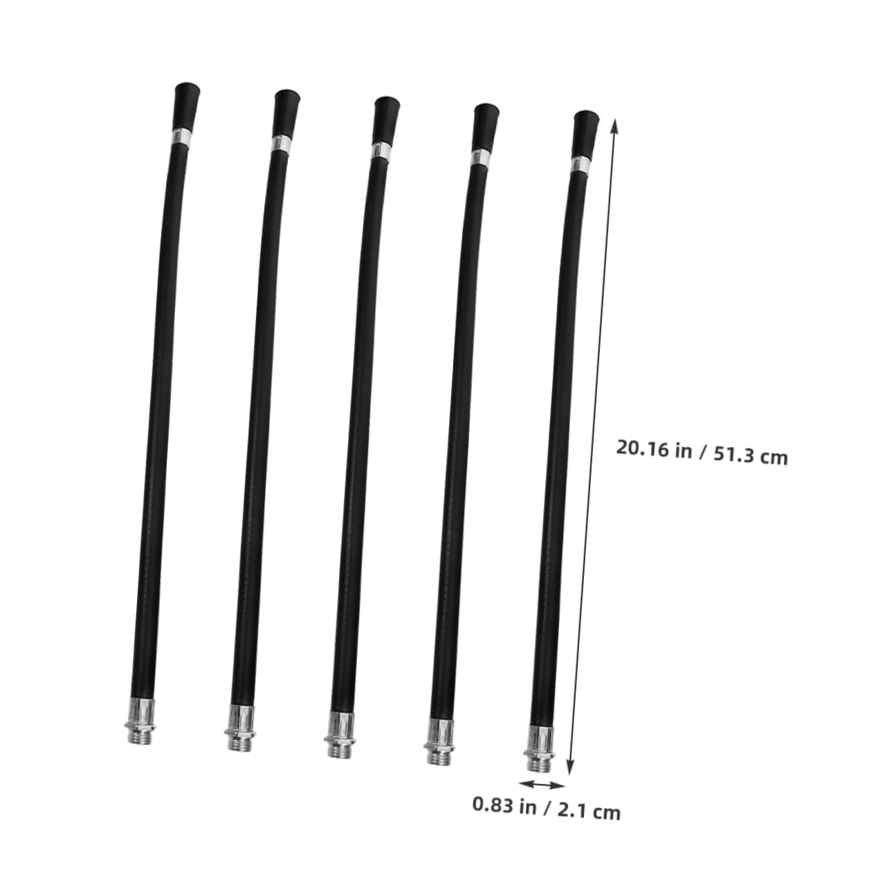 HOLIDYOYO 5pcs Fire Extinguisher Nozzle Fire Extinguisher Spray Hose Spout Hose Nozzles For Car Sprayer Fire Nozzle Accessories Parts Fire Sprinkler Shut off Tool Water Pipes Homes Black