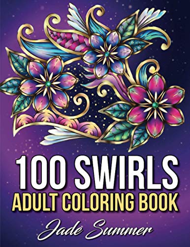 Télécharger Coloring Books for Adults Relaxation: 100 Magical Swirls Coloring Book with Fun, Easy, and Relaxing PDF Ebook En Ligne
