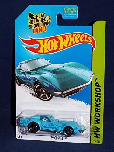 Hot Wheels 2014 Kmart Exclusive Hw Workshop - 69 Corvette miniatura 1