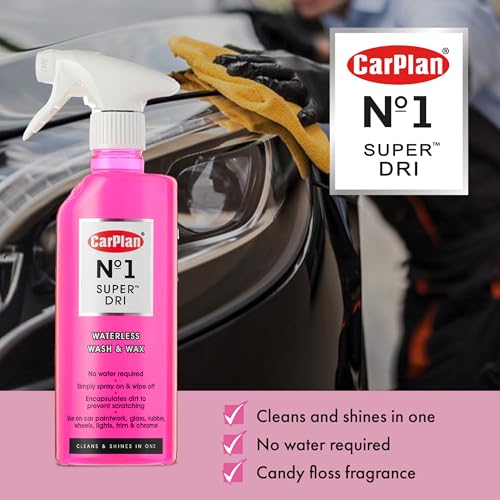 CarPlan No.1 Super Dri Waterless Car Wash & Wax, 21 Fl Oz miniatura 4
