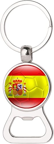 Llavero abridor de botellas llavero de apertura de botellas de cerveza de fútbol 3D de la Copa Mundial 2022 decoraciones de la Copa Mundial 2022